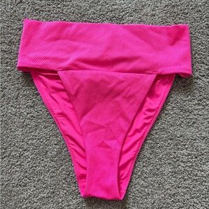 Aerie Hot Pink Cheeky Bikini Bottom